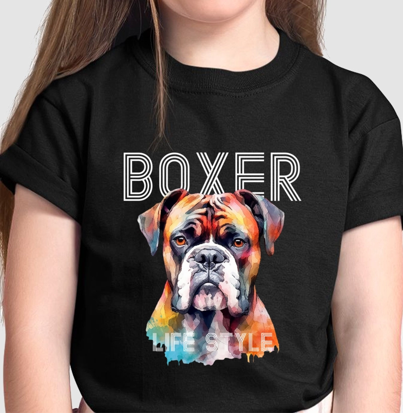 Camiseta Infantil Boxer Lifestyle
