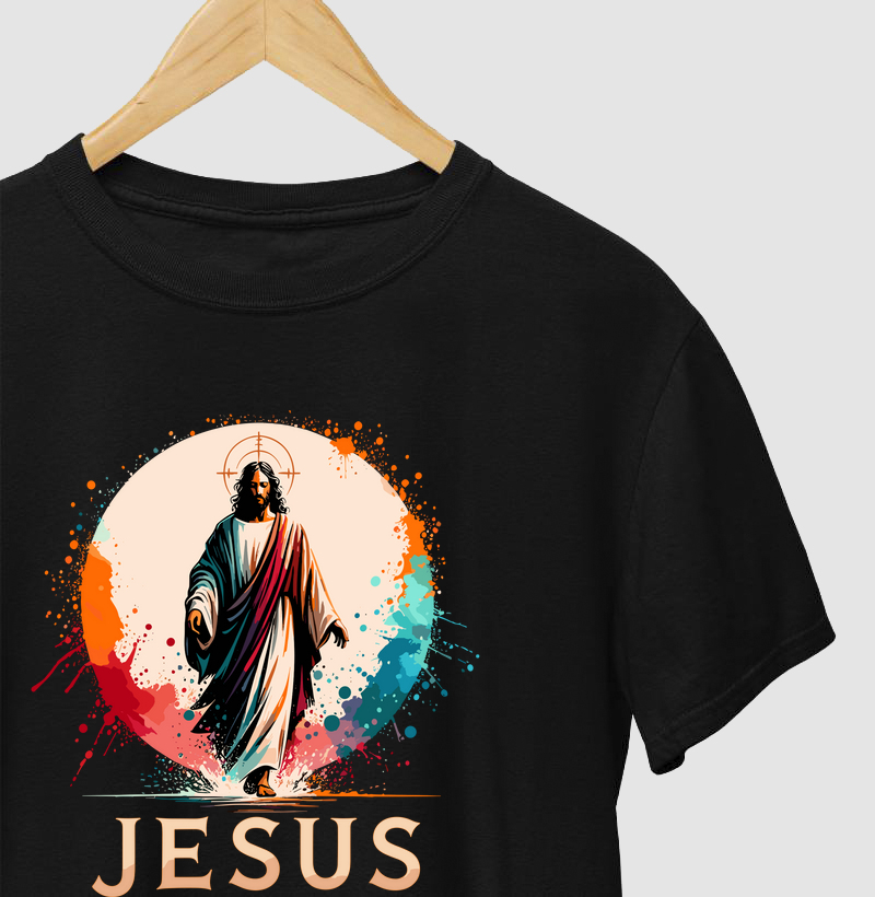 Jesus em aquarela