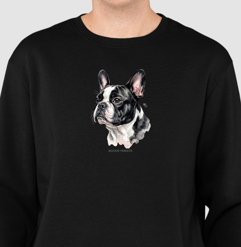 Cães - Buldog Francês - Moletom Suéter