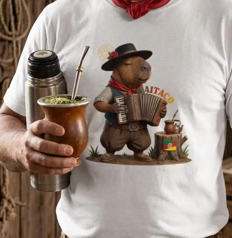 Gaitaço Capy - Camiseta