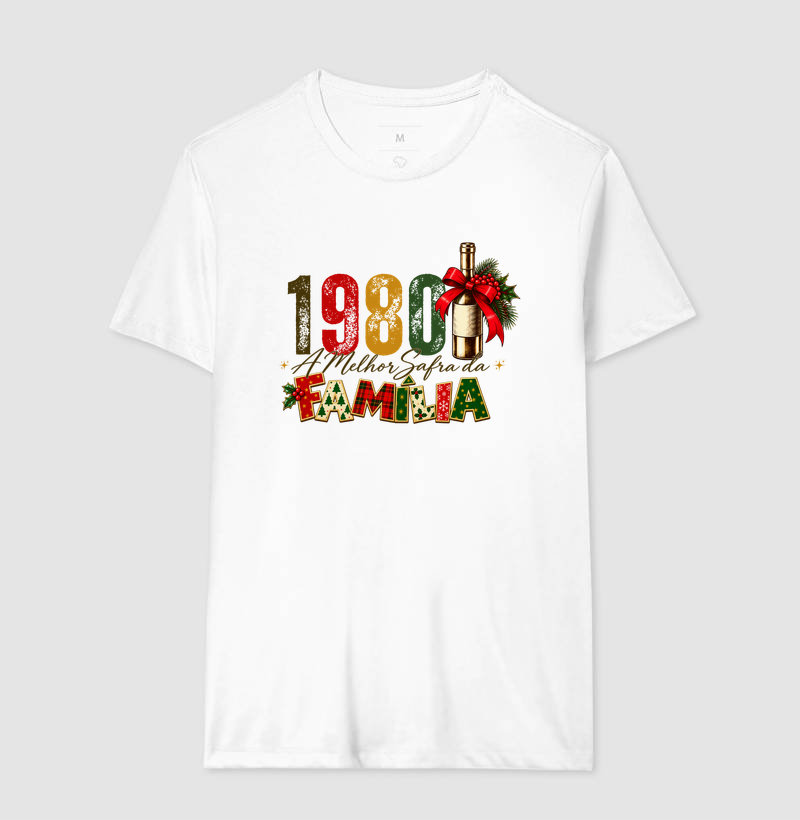 Camiseta Algodão Peruano A Melhor Safra da Família 1980