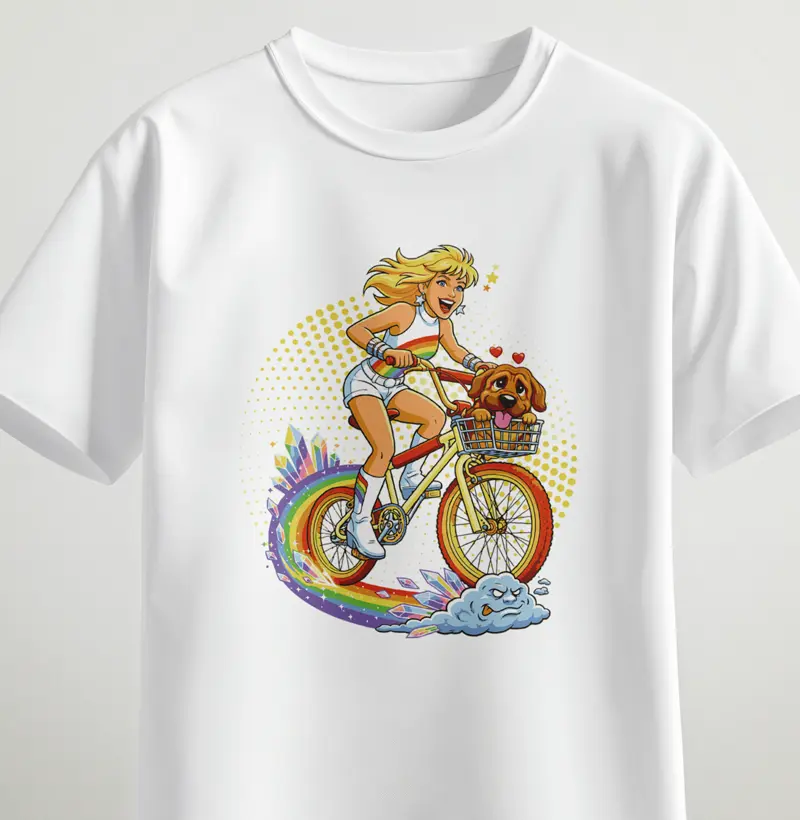 Super Xuxa pedalando