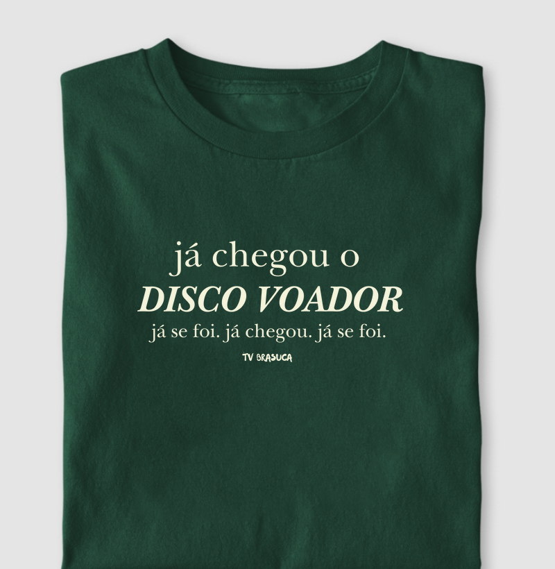Já chegou o disco voador