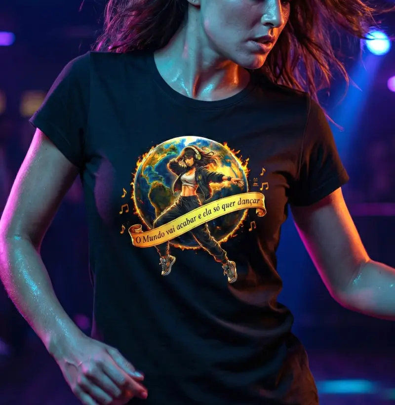 O mundo vai acabar, e ela só quer dançar 