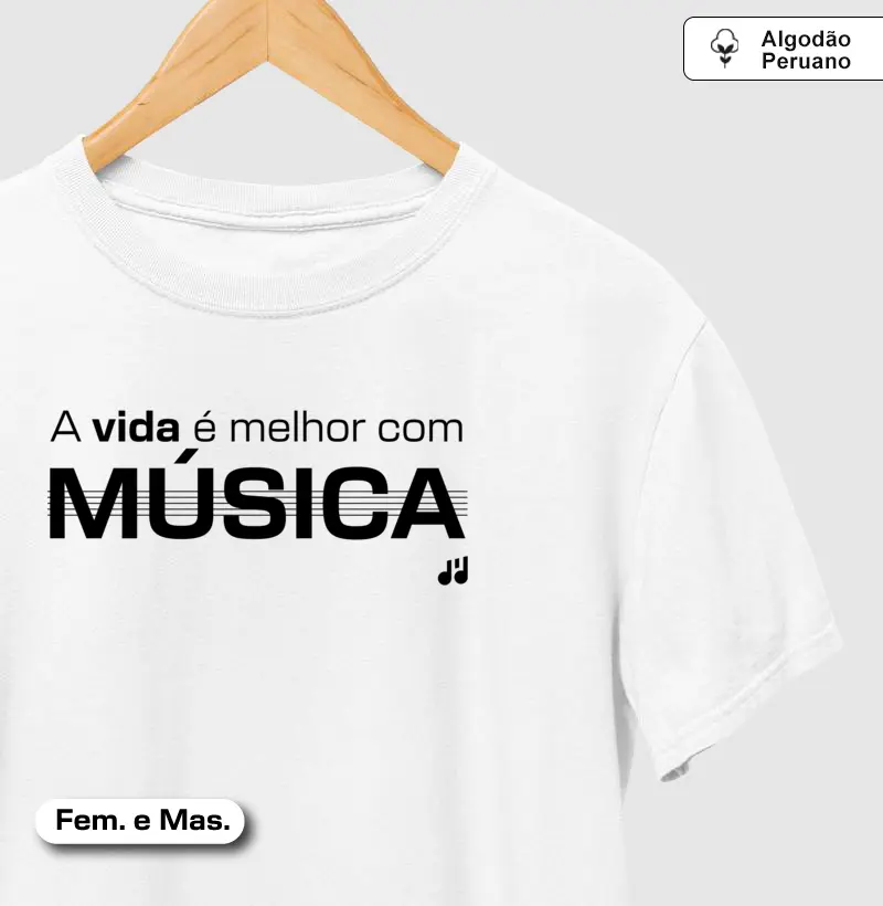 A vida é melhor com música