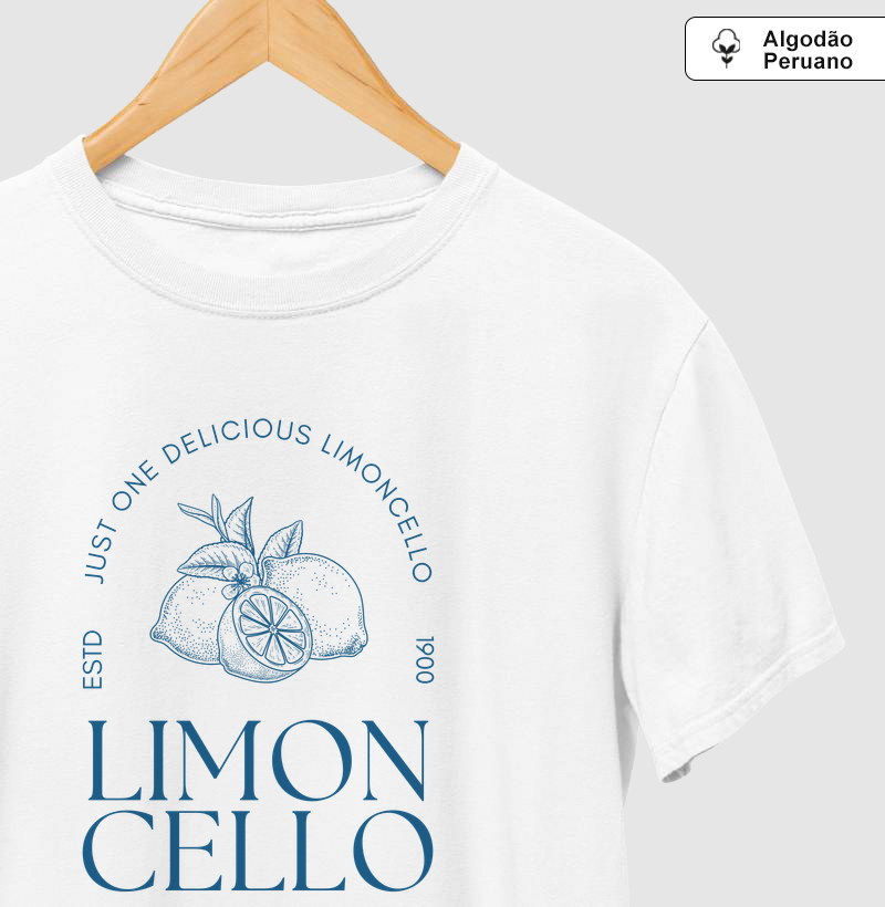 Camiseta Algodão Peruano Limoncello