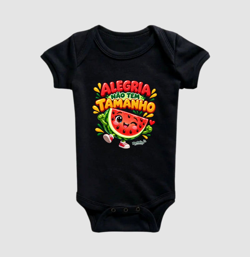 Alegria Não Tem Tamanho - Body Infantil
