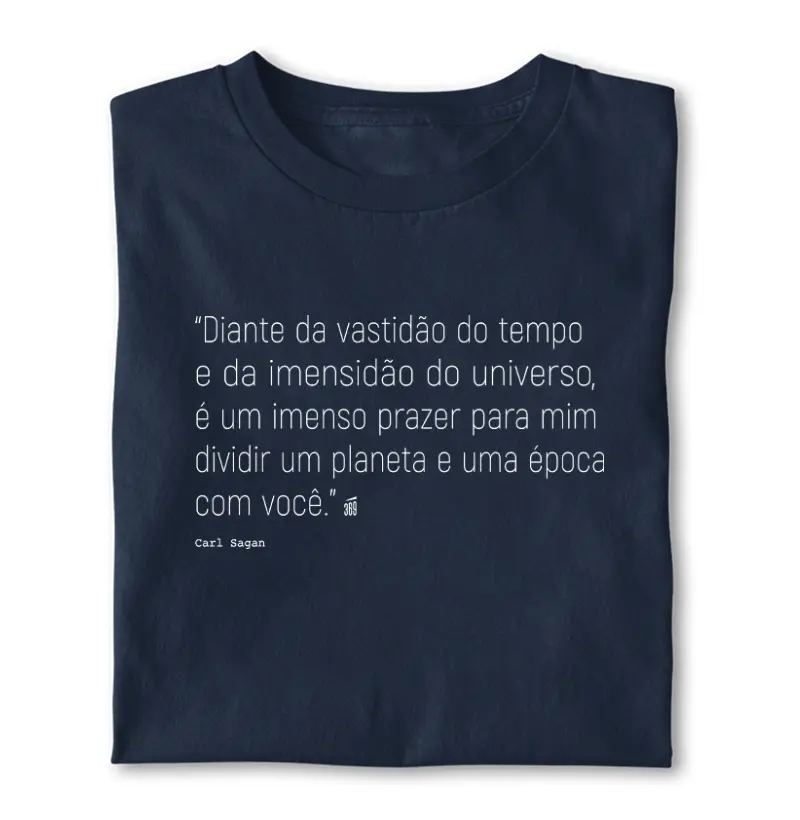 Diante da vastidão do tempo