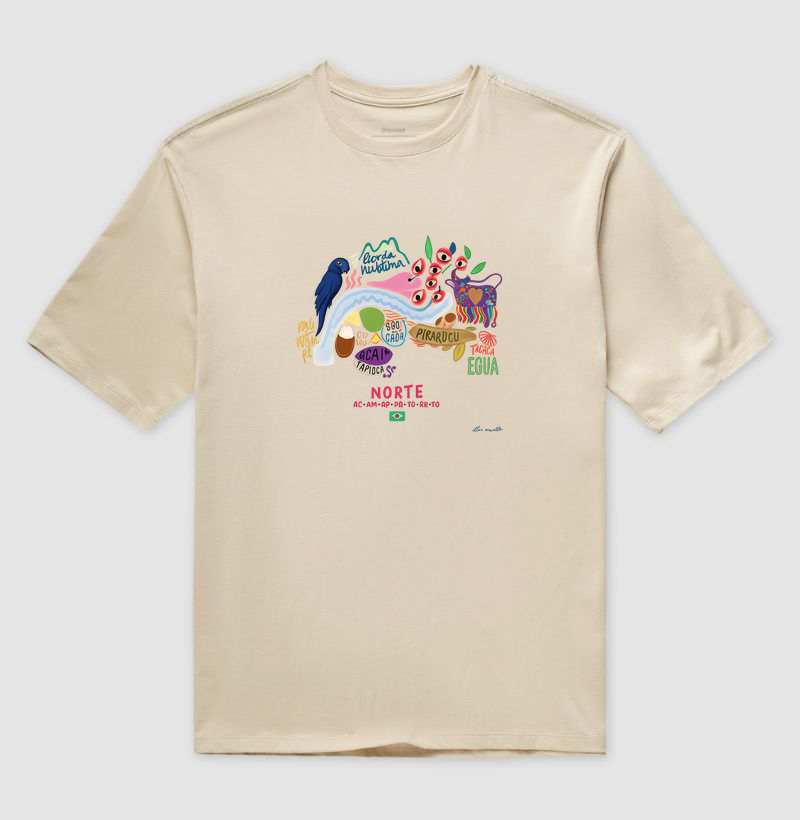 Camiseta Oversized Alma Nordestina