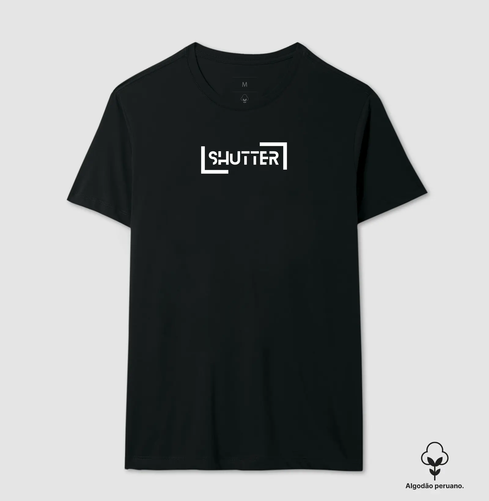 Camiseta Premium algodão Peruano, shutter