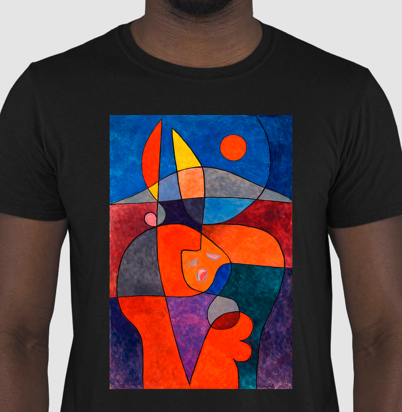 Paul Klee Abstrato com figuras geometricas