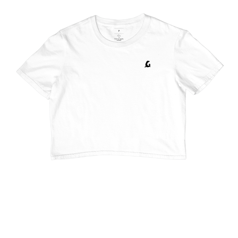 Cropped Branco Minimalista