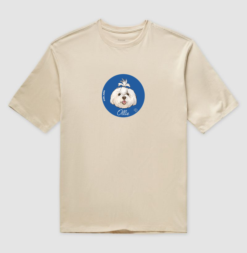 Ollie Azul - Camiseta Oversized