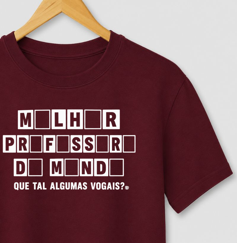 Camiseta | Charada vogais