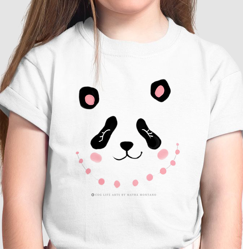 Camiseta Infantil Panda by Mayra Montano