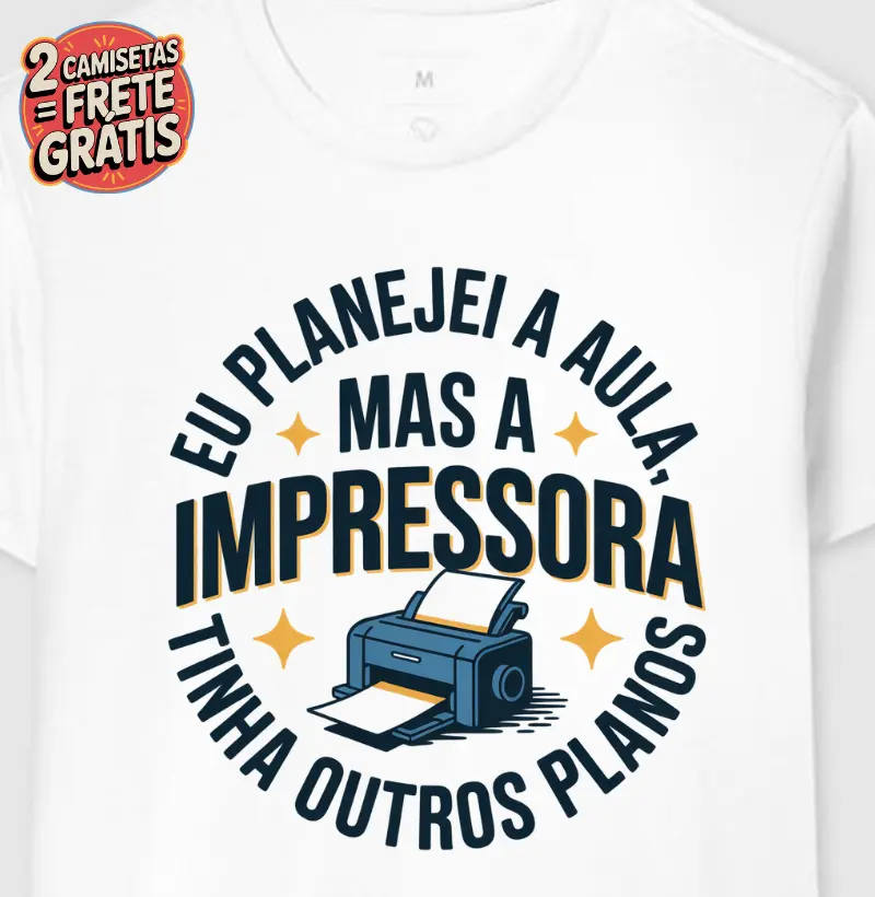 Eu planejei a aula