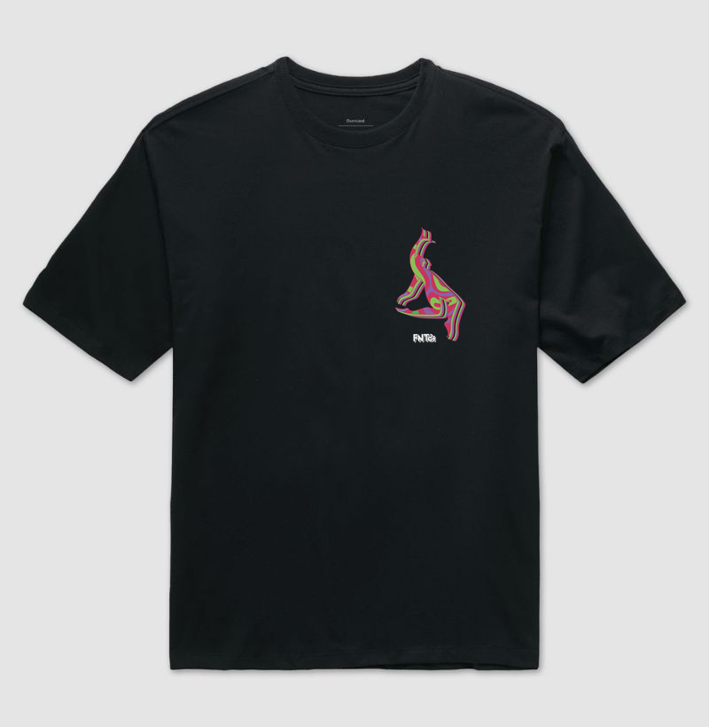 T-SHIRT OVERSIZED "FANTASIA" / SER DANÇANTE MINIMALISTA