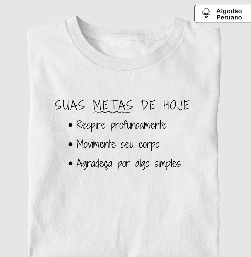 Suas Metas de Hoje