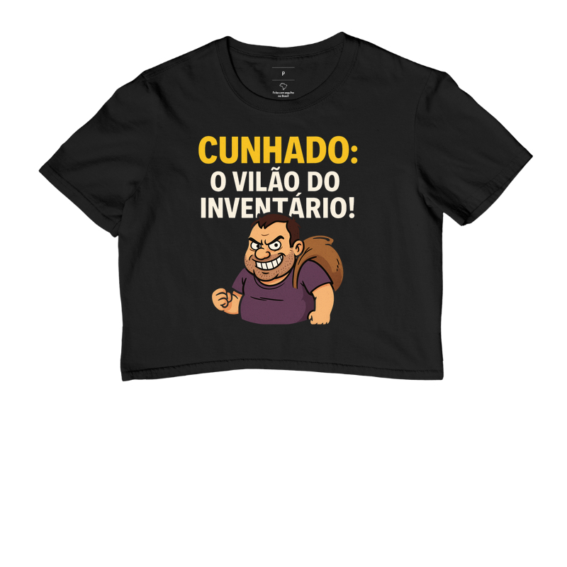 Camiseta Cunhado o vilão do inventário