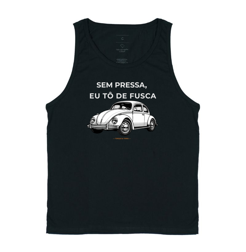 Sem pressa, eu tô de fusca - Branco
