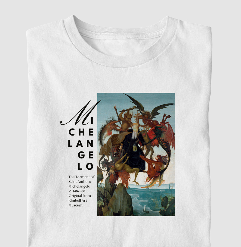 The Torment of Saint Anthony (1487) - Michelangelo