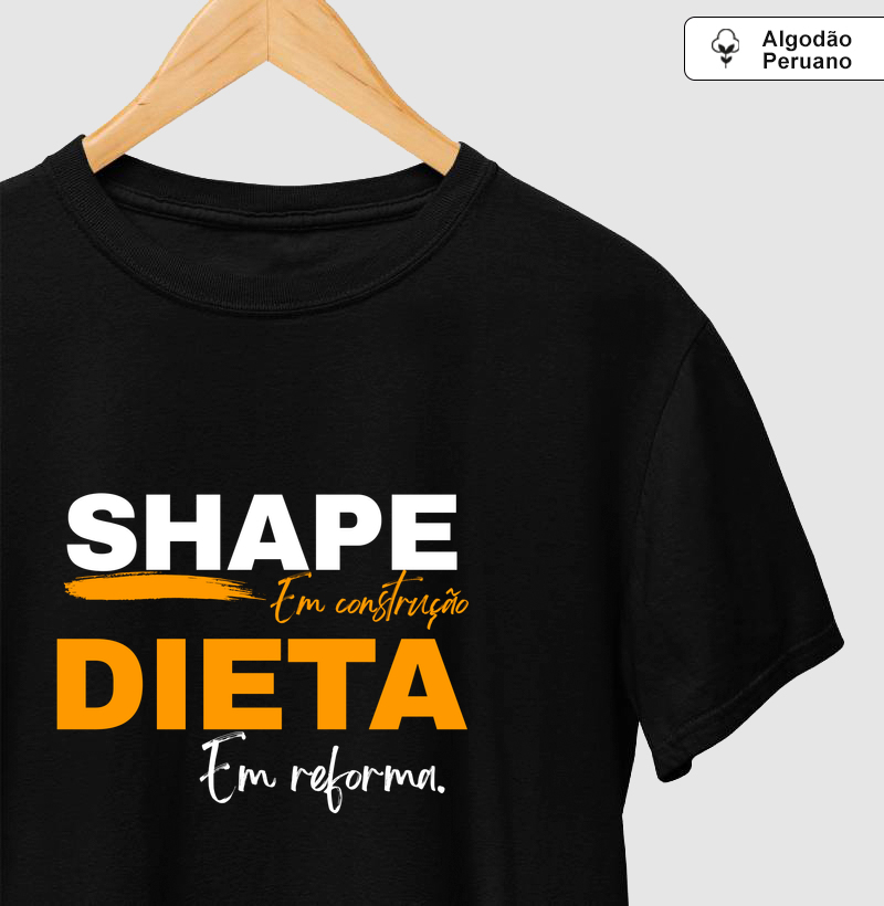 Shape e Dieta - Camiseta em Algodão Peruano