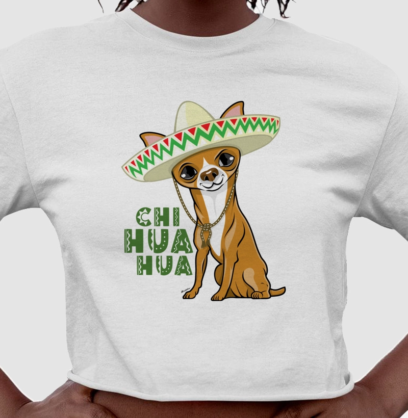 Camiseta Cropped Chihuahua 02