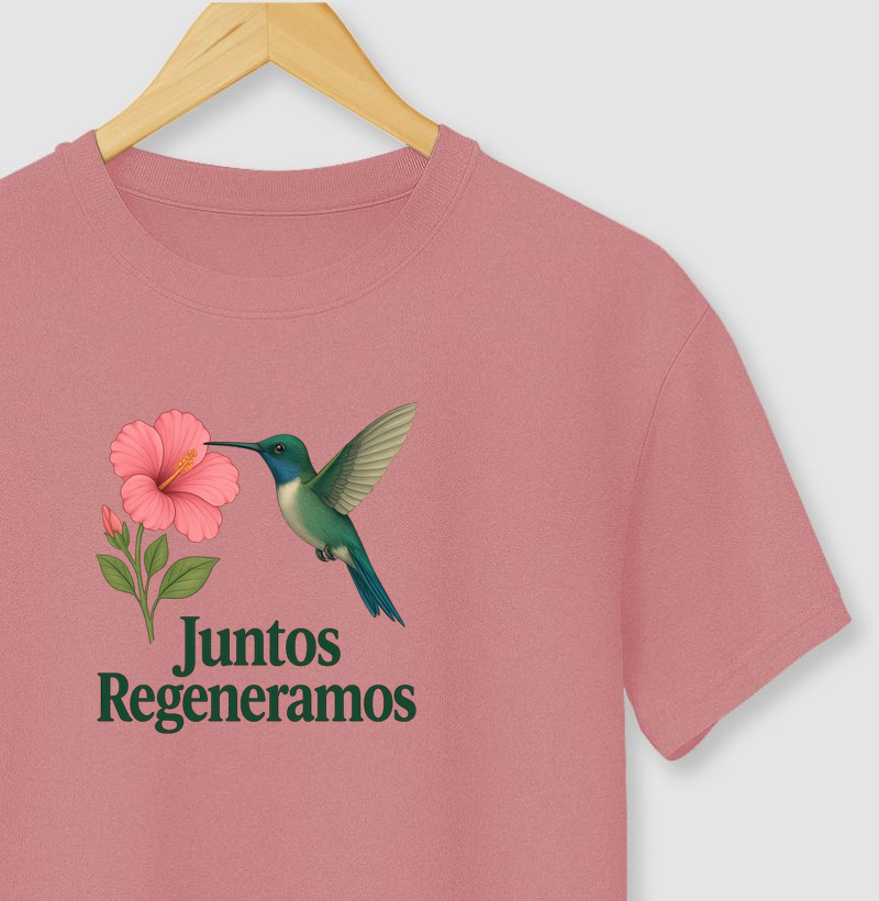 👕 Camiseta Beija-Flor – Juntos Regeneramos