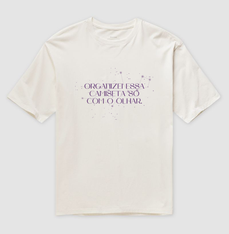 Camiseta Oversized Virgo Constellation