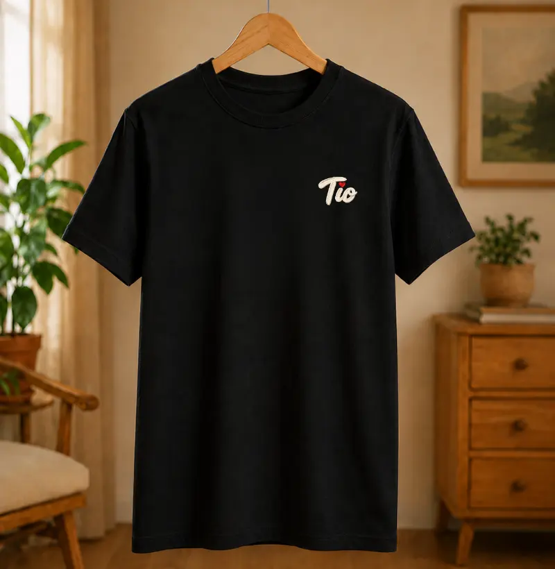 Camiseta pai de coração - TIO | Presente