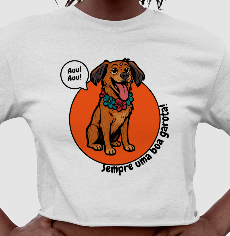 Camiseta Boa Menina Caramelo