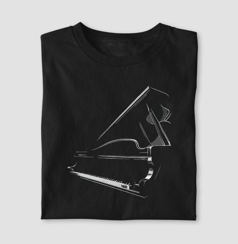 Elegant Grand Piano Silhouette