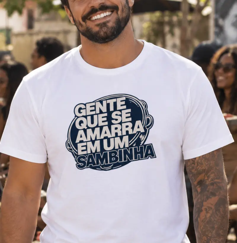 Gente que se amarra em um sambinha