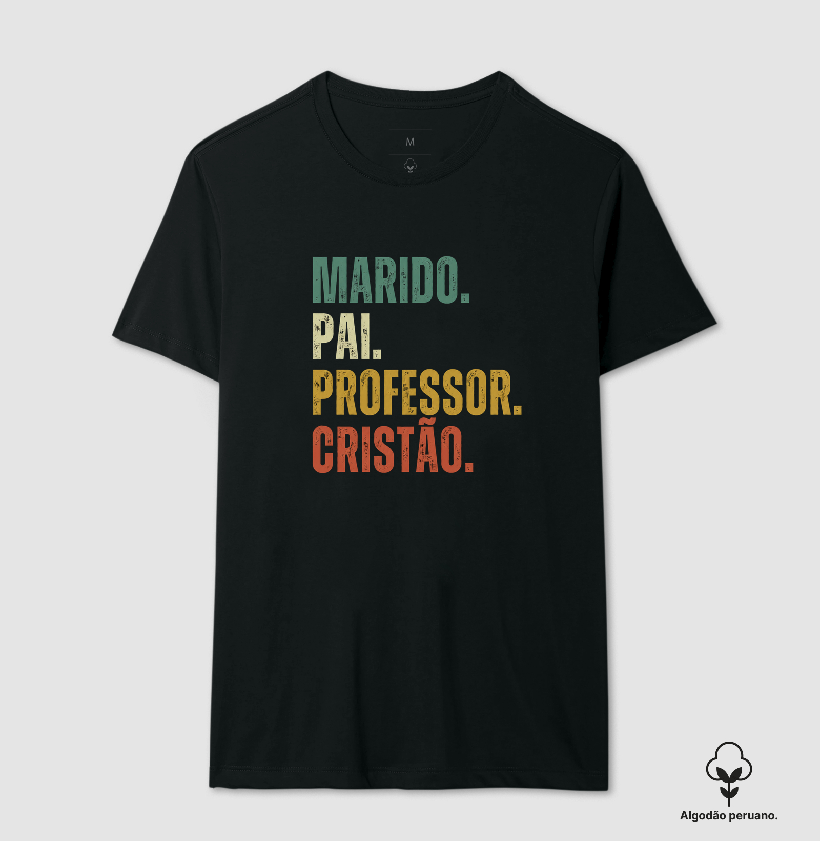 Marido. Pai. Professor. Cristão.