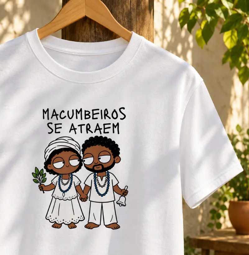 MACUMBEIROS SE ATRAEM - Camiseta