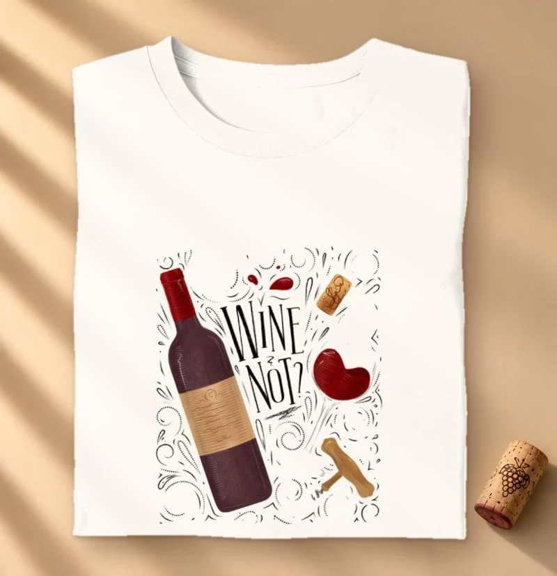 Camiseta Wine Not?