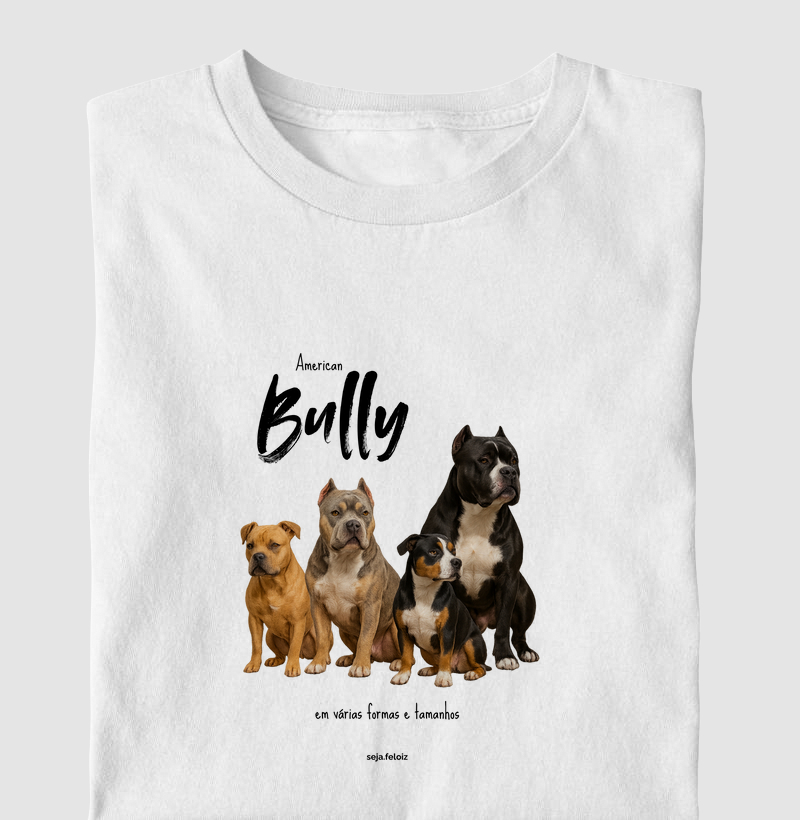 American Bully em Várias Formas e Tamanhos