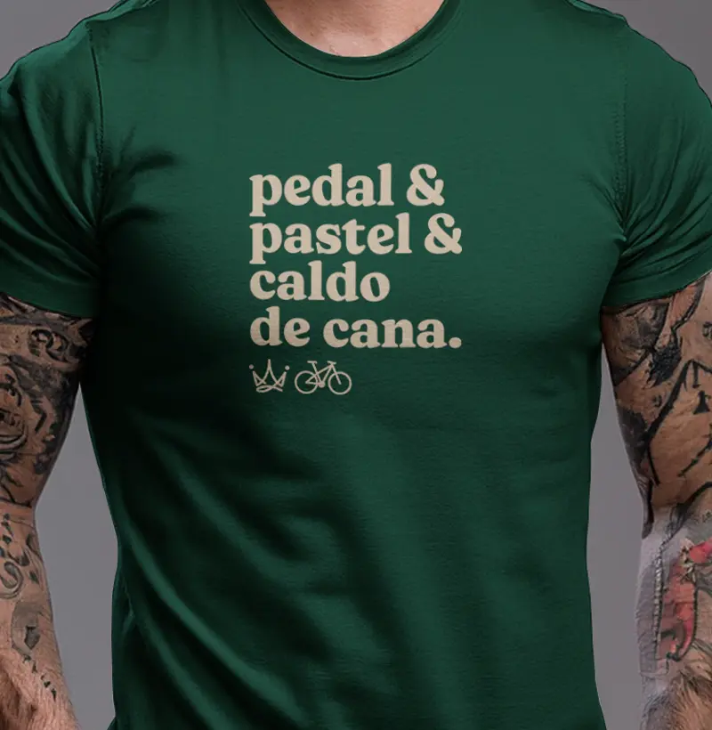 Pedal e pastel e caldo de cana