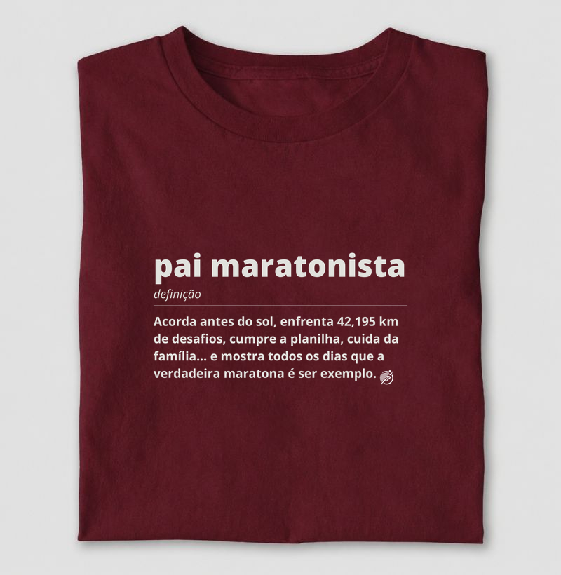 Camiseta Corrida - Significado Pai Maratonista