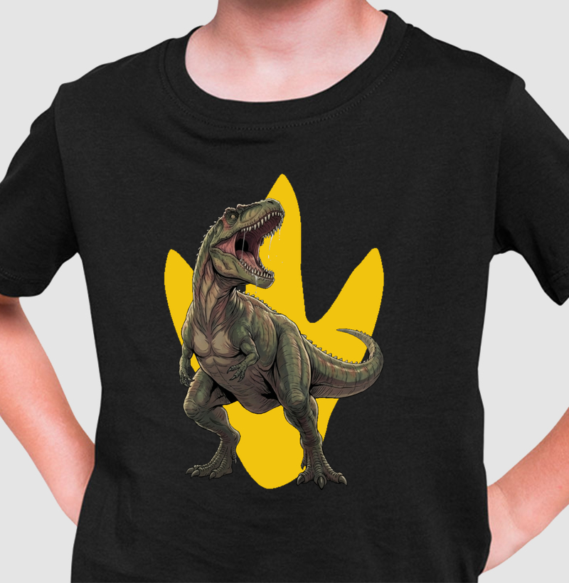 Camiseta Dinossauro Giganotossauro Furioso Algodão Premium Dinoloco