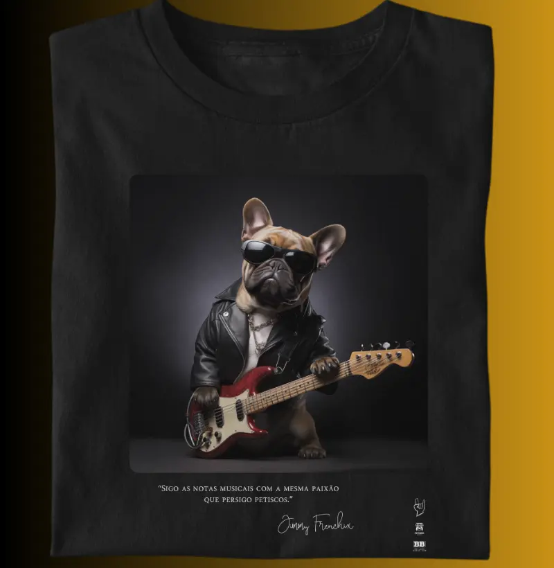 Camiseta Bulldog Frances "Jimmy Frenchix"