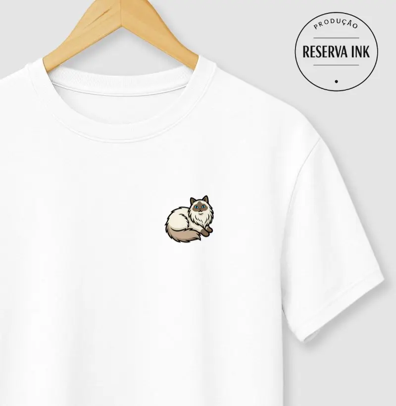 Gato Ragdoll Minimalista