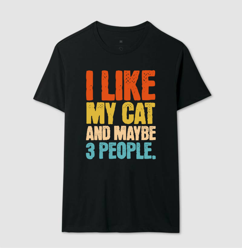 Camiseta I Like My Cat