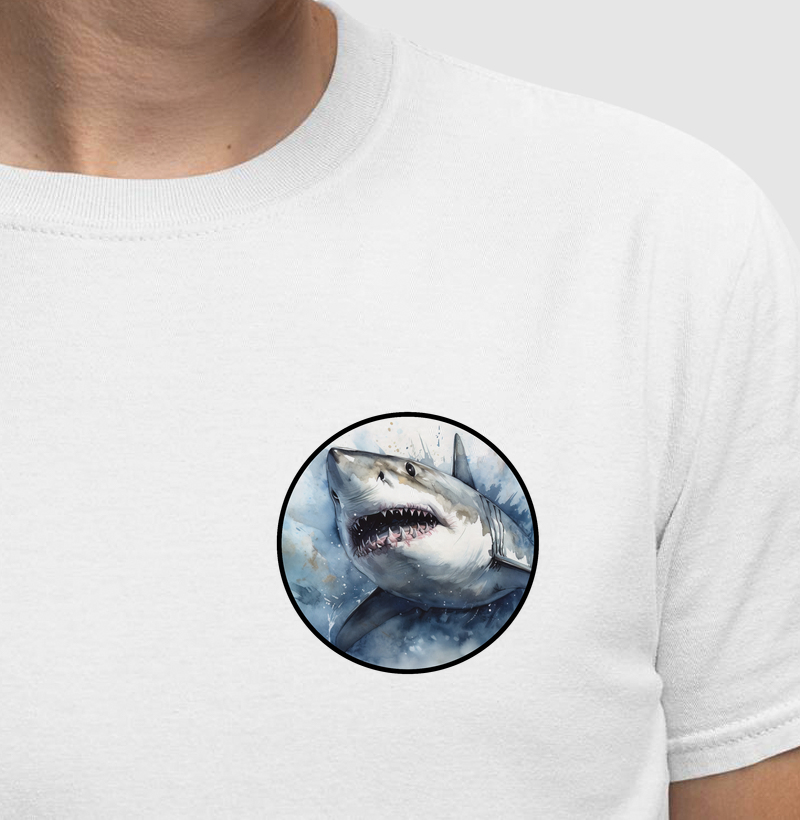 Shark Pocket - Camiseta
