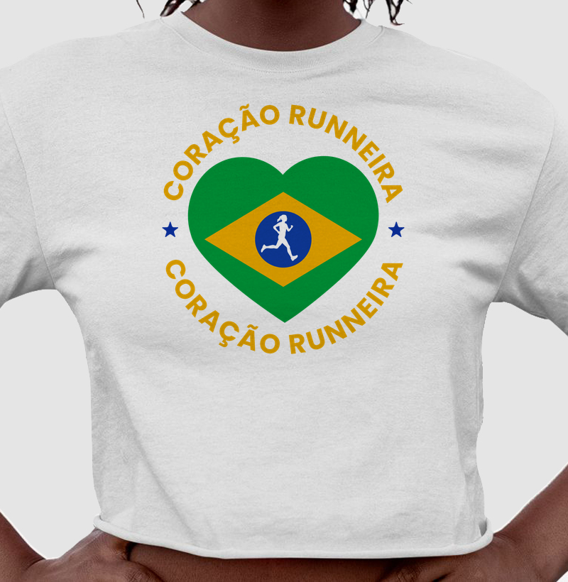 Cropped - Coração Runneira