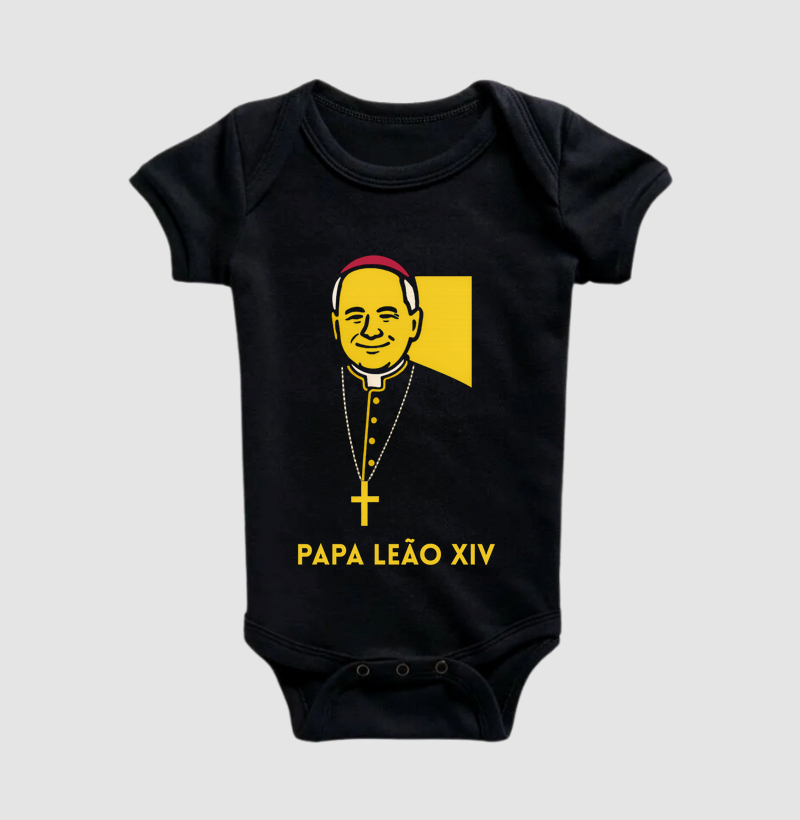 Caricatura do Papa Leão XIV