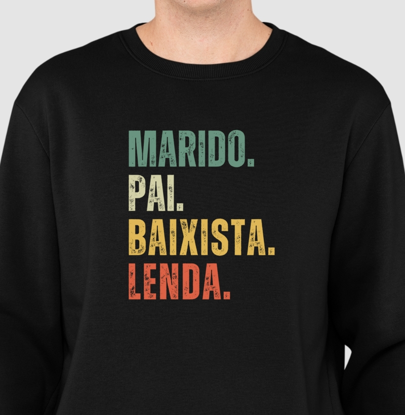 Marido. Pai. Baixista. Lenda.