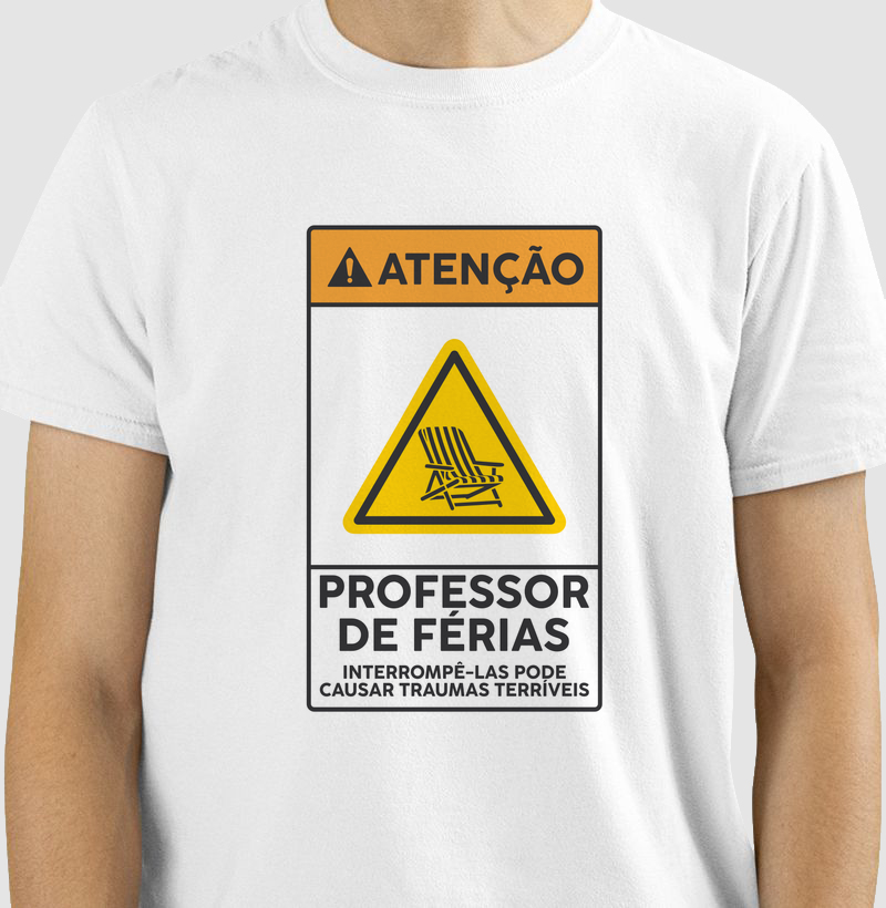 ATENÇÃO - Professor de férias