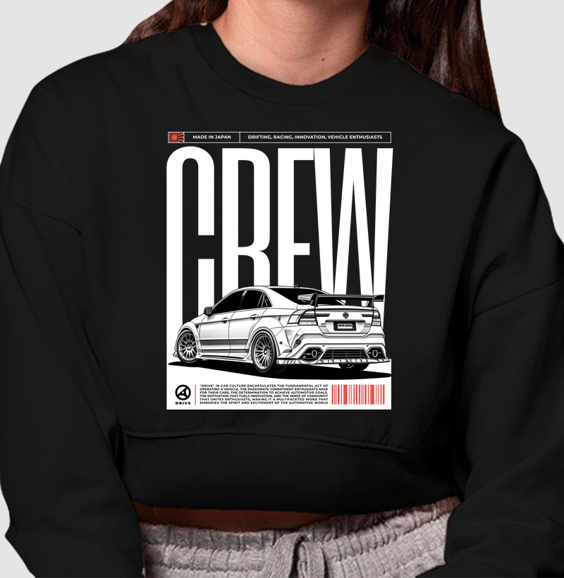 Cropped Moletom - D.R.I.V.E