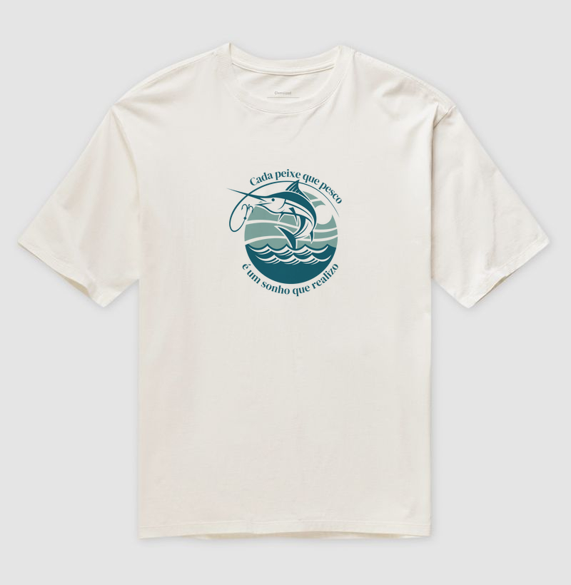 CADA PEIXE QUE PESCO - OVERSIZED